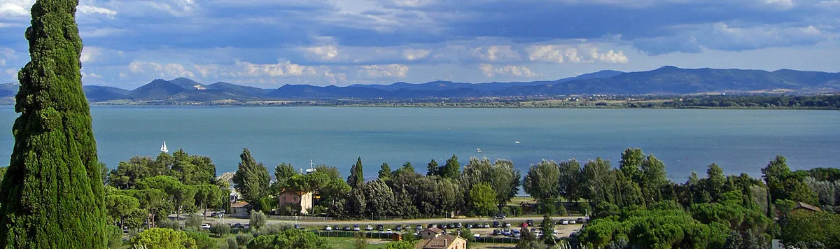 View of Trasimeno lake